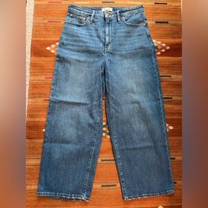 Madewell Curvy Slim Wide-Leg Jeans
